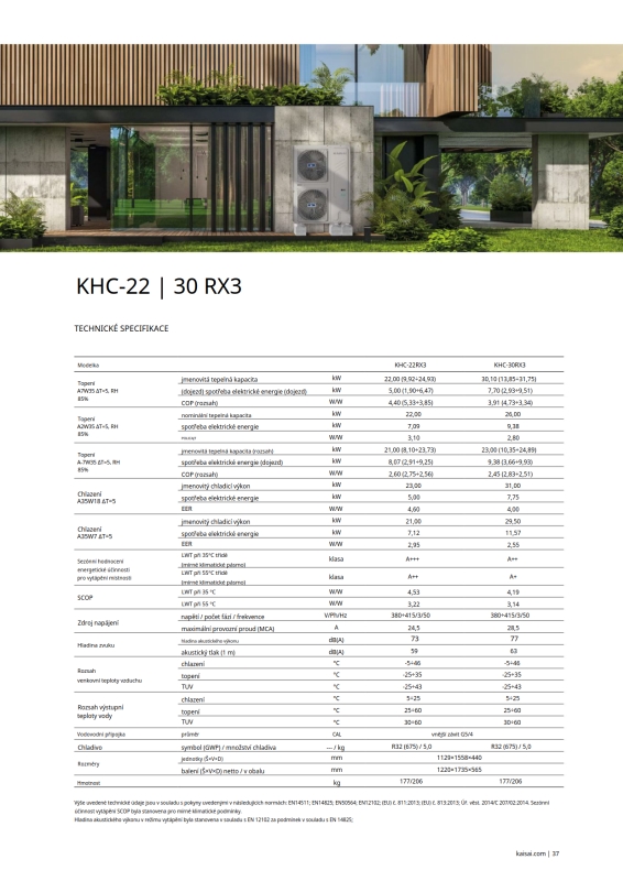 Tepelné čerpadlo monoblok 30kW